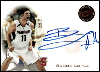 Press Pass 2008 #PPS-BL Brook Lopez Signings bronce automático E1 Foto 1 de 2