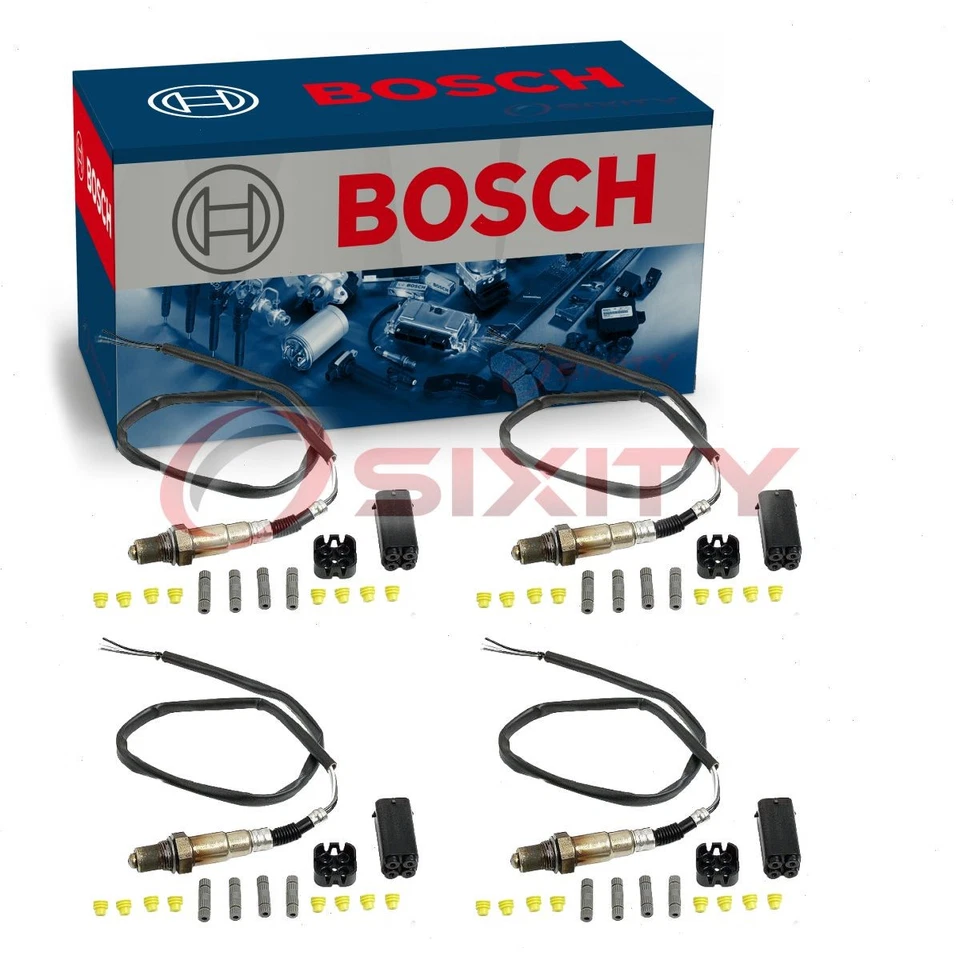 4 sensores de oxígeno aguas abajo Bosch para Audi A8 Quattro 2005-2009 6,0 L W12 xj Foto 1 de 4