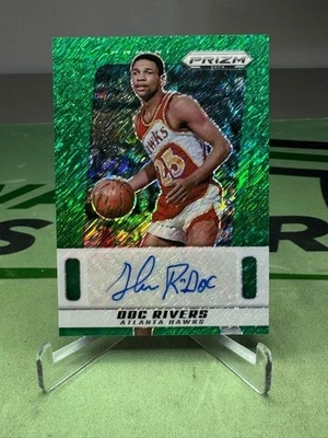 2024 - 25 Prizm Deca Doc Rivers 绿色珠光亲笔签名 /25 - 亚特兰大老鹰队 — 第 1/2 张图片