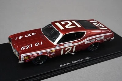 1:43 SPARK S3602 Ford Mercury Riverside 1969 #121 D.Gurney - Image 1 of 4