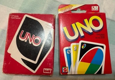 Vintage 1978 & 1998 Mattel The Original Uno Card Game - In Original Boxes - Image 1 of 2