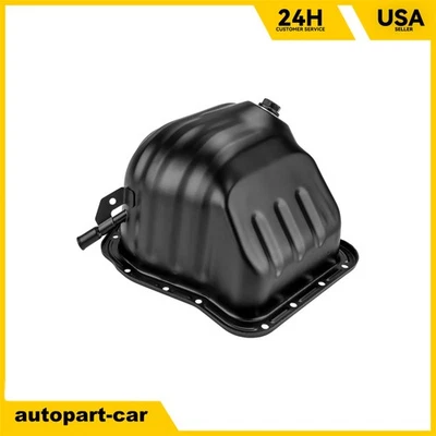 Fits 01-05 Subaru Outback 2.5L 99-03 Subaru Forester Black Steel Oil Pan 264601 - Imagem 1 de 4