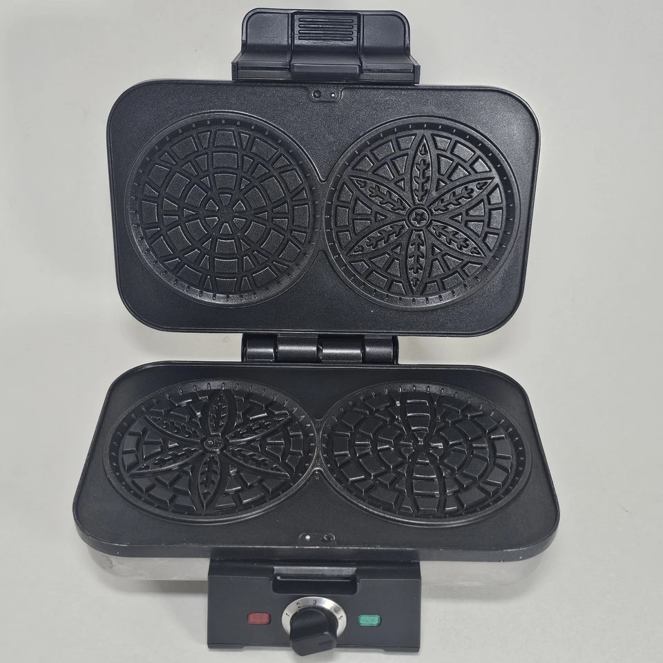 Prensa para pizzletas Cuisinart WM-PZ10 golosinas gofrera antiadherente funciona limpia Foto 1 de 4