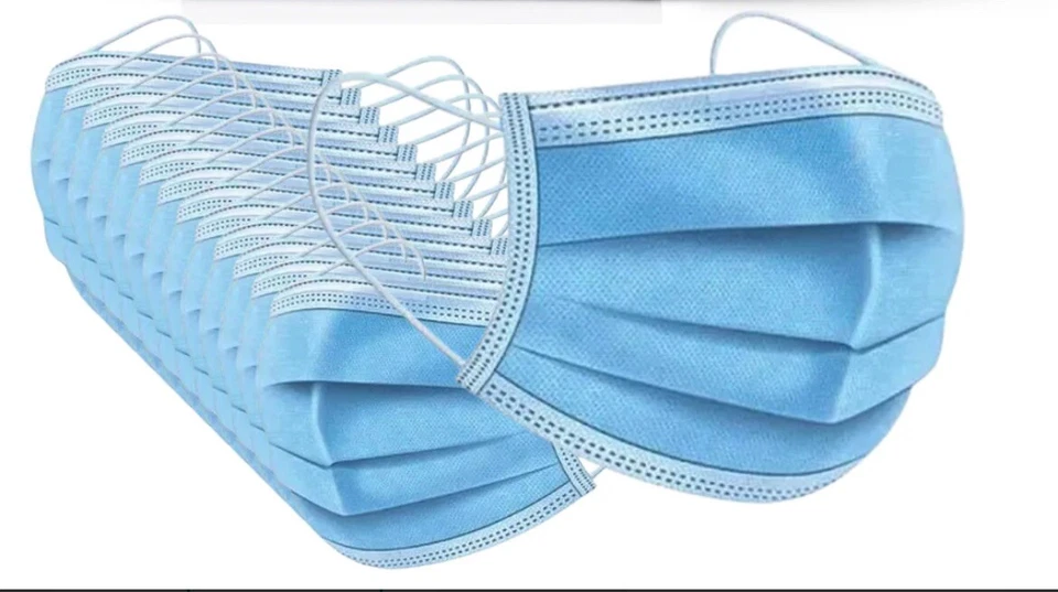 Wholesale Facemask- 1 Carton Of 40 Boxes- 2000 Pcs Mask - image 1 of 4