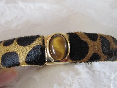 Brazalete Brazalete Vince Camuto Leopardo con Piedra Ojo de Tigre Foto 1 de 4
