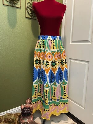 Falda midi 100 % auténtica estampada ZARA $69,90 + talla fiscal: S Foto 1 de 4