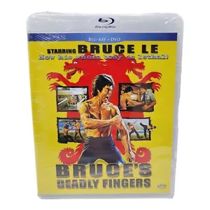 Bruce's Deadly Fingers Bluray + DVD Combo Bruce Lee Kung Fu Karate Movie NEW - Imagen 1 de 3