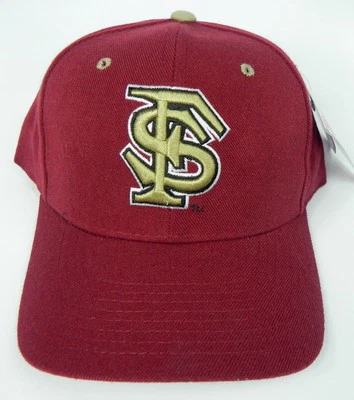 FLORIDA STATE ST. SEMINOLES MAROON NCAA VINTAGE FITTED ZEPHYR DH CAP HAT NWT! - Image 1 of 4
