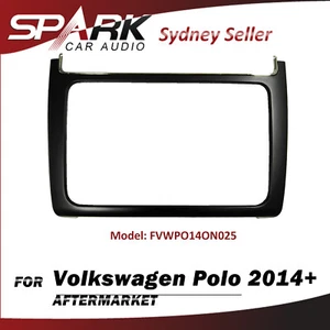 CP Double DIN Facia Kit Fascia Panel Plate Dash For Volkswagen VW Polo 2014+ - Picture 1 of 2
