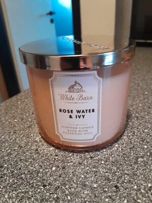 Bath & Body Works Kerze 3-Docht-Duftkerze Rose Water & Ivy🌹 - Bild 1 von 4