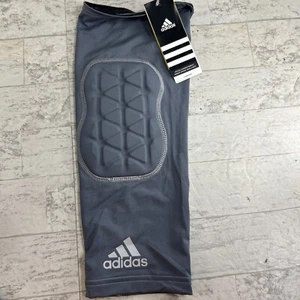 1- Gr. M NEU adidas Techfit Climacool Ironskin grau grau Knie Ärmel Polster Bein - Bild 1 von 6