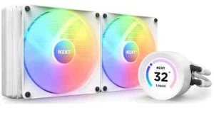 Water cooling 280mm NZXT Kraken Elite 280 RGB White LCD (W) - Afbeelding 1 van 4
