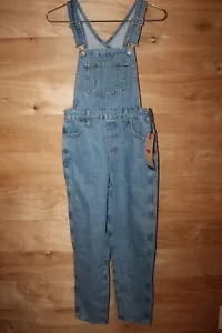 Levi's Overalls Women's Size 26 Blue Denim Utility Bib Light wash New MSRP $79 - Picture 1 of 10