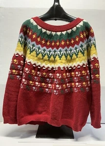 New w/out Tags The Animal Rescue Site’s Christmas Paws Sweater In 2XL - Picture 1 of 9
