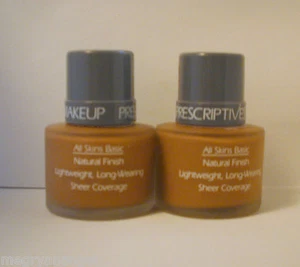 2 Prescriptives Makeup Foundation Natural Lightweight Sheer 54 Spice FULL SIZE - Picture 1 of 1
