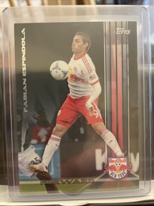 2013 Topps MLS #14 Fabian Espindola Black /10 New York Red Bulls