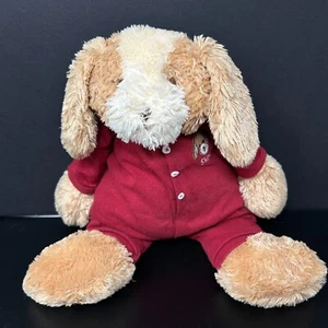 Bunnies by the Bay Skipit Dog Plush Red PJ Suit Rattle Stuffed Animal Weighted - Picture 1 of 8