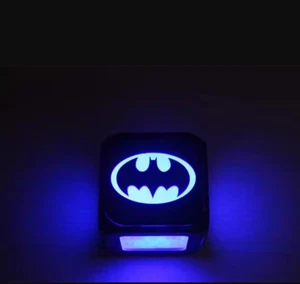 The Batman Digital USB LED 3D Light Alarm Clock Seven Colors Bedroom Gifts Kids - Picture 1 of 5