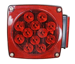 12V LED Submersible Trailer Tail Light Replacement Right Curb Side DOT HTL-007R - Bild 1 von 4