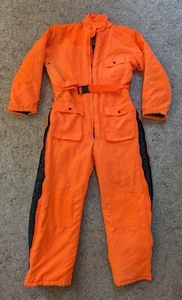 Winchester Fluorescent Orange Rifle Hunting Deer Coveralls Medium 42000 (I11) - Picture 1 of 7