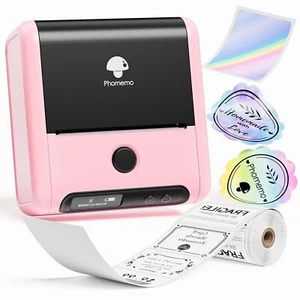 Phomemo M200 Barcode Etikettendrucker Bluetooth Label Printer, Etikettendrucker - Bild 1 von 20