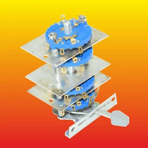 8 POLE 4  POSITIONS LOT OF 1 ESPECIAL ROTARY SWITCH NEW - Picture 1 of 5