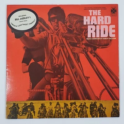 The Hard Ride 1971 Soundtrack Biker Psych VINYL LP Harley Hatcher HTF PROMO Hype - Image 1 of 4