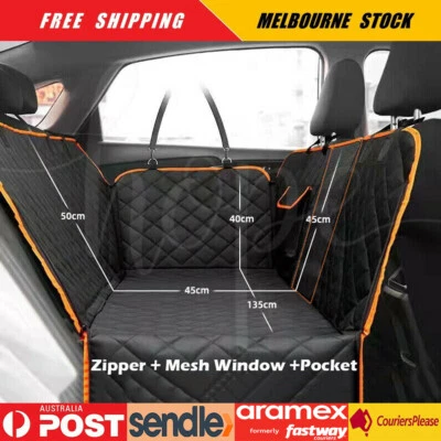 Pet Car dog Seat Cover Hammock NonSlip Protector Mat Waterproof Cat Dog Backseat - image 1 of 4