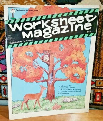 Worksheet Magazine Reprintables: September October Grade 1 Homeschool Teacher - Image 1 of 4