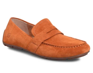 Mocassino donna Melinda nuovo nato morbido pelle scamosciata piatto US 7,5/EUR 38,5 arancione marrone - Foto 1 di 18