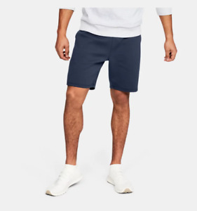 Under Armour Men's Shorts Navy Unstoppable Knit Shorts - New