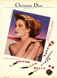 1984 Dior Tyen Maquillaje Bursts of Brilliance Maquillaje 1 página ANUNCIO DE REVISTA - Imagen 1 de 1