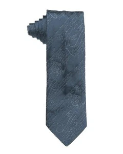 Berluti 270 $ neue schmale Scritto-Krawatte hellblau Jacquard Seide 2,9 Zoll 7,5 cm - Bild 1 von 3
