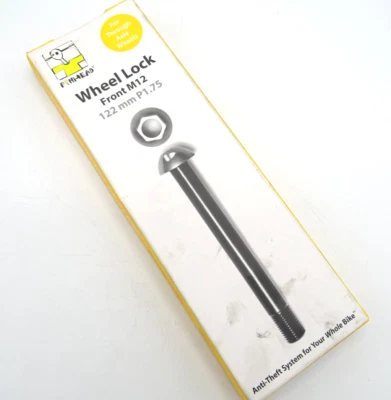 Pinhead Road CX Bike Anti-Theft Wheel Lock 122mm x P1.75 M12 Thru Axle GN-454-H7 - Image 1 of 4