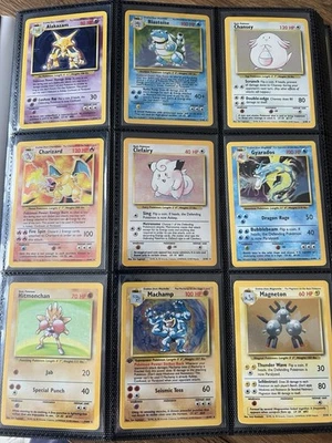Pokemon TCG - Complete Base Set, Jungle, Fossil & Team Rocket WOTC Binder 4 Sets - Image 1 of 4