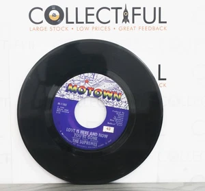 SUPREMES - LOVE IS HERE AND NOW - MOTOWN 1967 - 7" VINYL SINGLE 🔥 - Picture 1 of 2