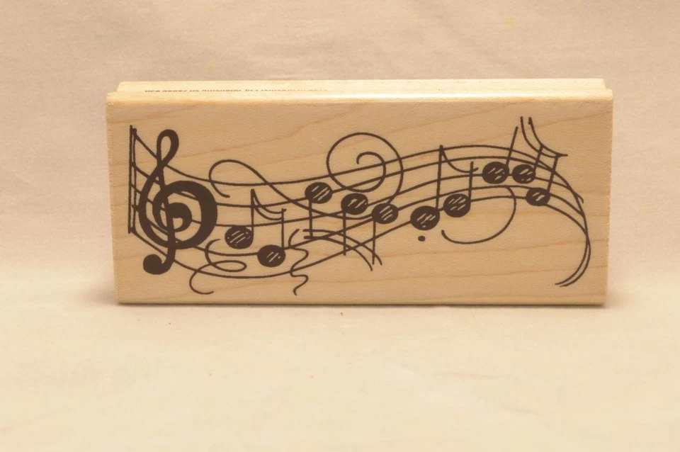 Estampilla de música ondulada de Stampendous Stamps Foto 1 de 1