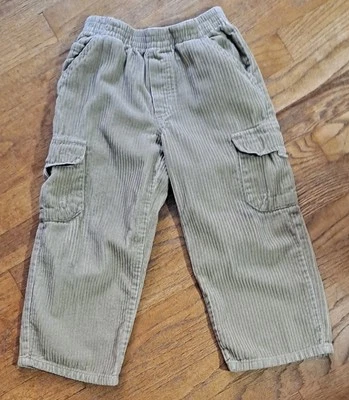 Pantalones cargo Flapdoodles niñas beige pana pierna ancha talla 4 Foto 1 de 4