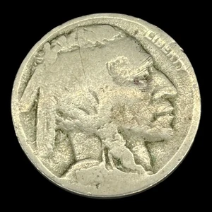 1918-D Buffalo Nickel 5c United States of America Indian Head Five Cents Coin - Picture 1 of 4