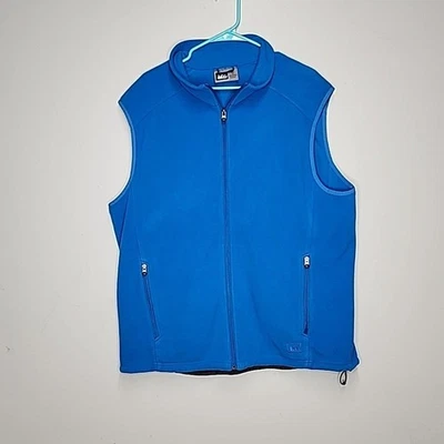 REI Coop Full Zip Vest Fleece Sleeveless Blue Men’s XXL Zipper/Kangaroo Pockets - Image 1 of 4