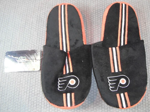 NHL Philadelphia Flyers 2010 Team Stripe Slide Slippers Medium by FOCO Cover