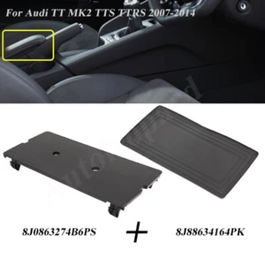 For Audi TT MK2 TTS Center Console Phone Holder Replacement Cover + Insert Mat - Picture 1 of 11