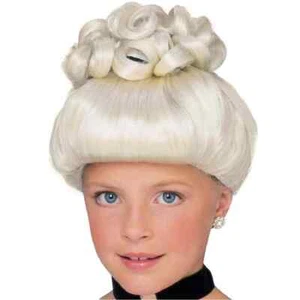 Cinderella Wig Regal Princess Fancy Dress Halloween Child Costume Accessory - Picture 1 of 1
