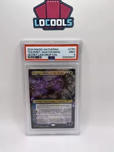 MTG Tezzeret, Master Of The Bridge RAINBOW FOIL Secret Lair 1701 PSA 9 Mint - Picture 1 of 2