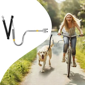 Dogs Bike Leash Safety Dog Bike Attachment Dog Leash for Bike Riding with Shock - Picture 1 of 7