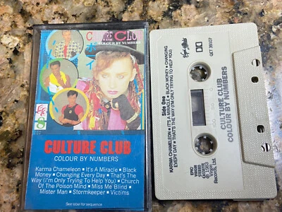 Vintage Culture Club Colour By Numbers 1983 ORIGINAL Cassette Tape - Image 1 of 2
