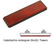 Catadioptrico rectangular (94x28) homologado para moto iluminacion luz