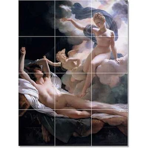 Pierre Narcisse Guerin Nude Tile Mural PT22471. 24 x 32 (12) 8x8 tiles - Picture 1 of 1