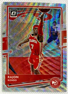 2020-21 Donruss Optic Rajon Rondo Silver Wave Prizm Card #107 Atlanta Hawks - Picture 1 of 2