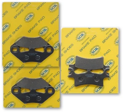 ALMOFADAS DE FREIO DIANTEIRAS E TRASEIRAS adequadas para POLARIS Sportsman 600 2003-2005 - Imagem 1 de 3